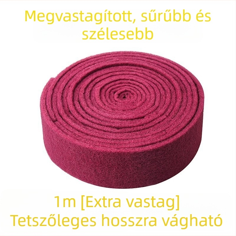 Új, vastagított emery szivacs konyhai tisztításra – rozsdamentes felületek tisztítása, polírozása és súrolása, karcolásmentesen edényeken.