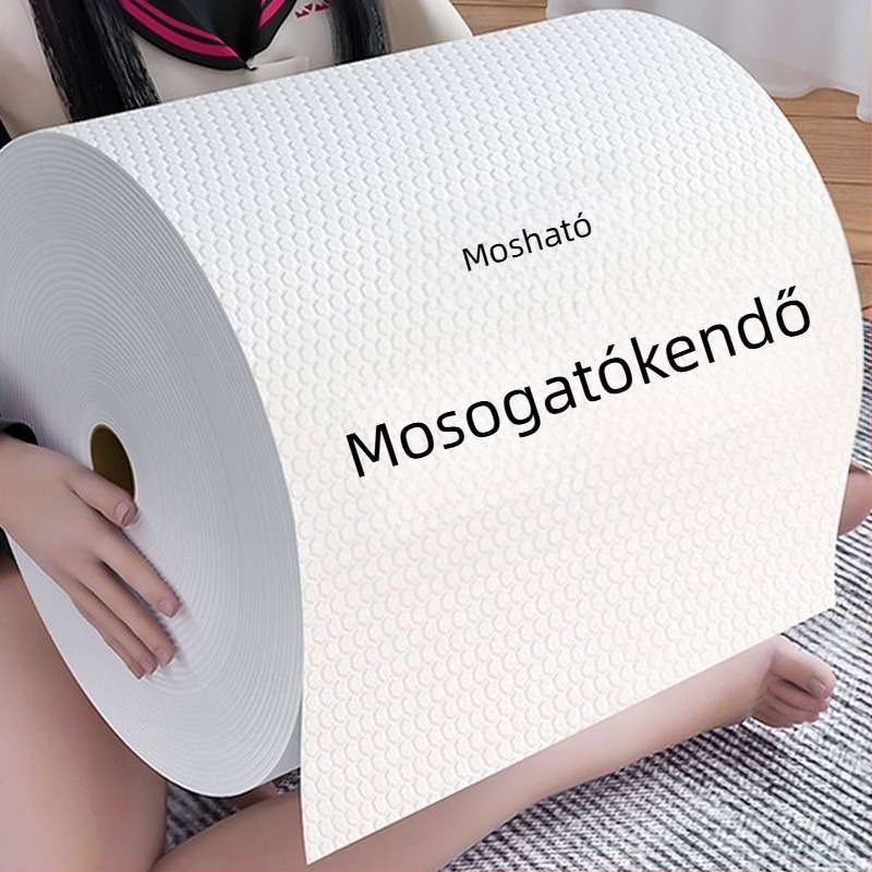 Egyszer használatos konyhai törlő kendő nedves és száraz használatra, nedvszívó, olajmentes