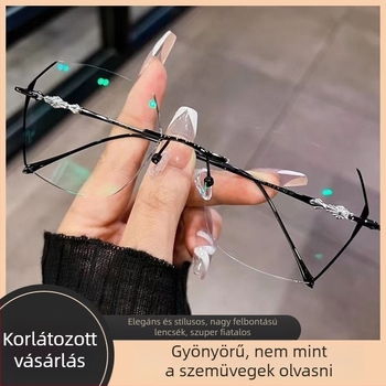Keret nélküli olvasó szemüveg anti-kék fény filtrával, ultra tiszta látás, presbiopikus, uniszex, férfiak és nők számára