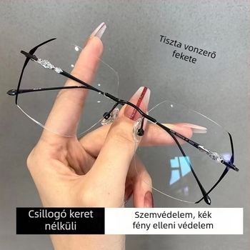 Keret nélküli olvasó szemüveg anti-kék fény filtrával, ultra tiszta látás, presbiopikus, uniszex, férfiak és nők számára