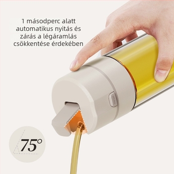 Cseppmentes üveg olajtartó palack, nagy kapacitású, olajhoz, szójaszószhoz és ecethez