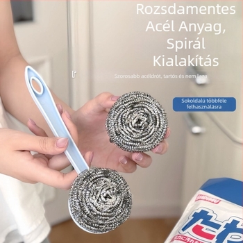 Rozsdamentes acélgyapotgolyók készlete