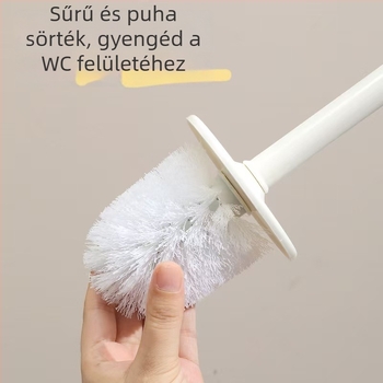 Új multifunkcionális WC-kefe talppal a fürdőszoba alapos tisztításáért