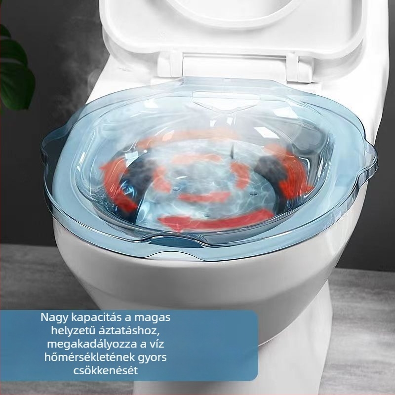 Összecsukható ülőfürdő tál terhes és szülés utáni nők számára, intim zóna ápolására szolgáló otthoni fürdőedény