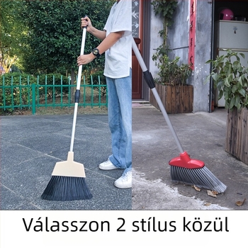 Hosszú nyelű kültéri udvari seprő, extra-nagy méret