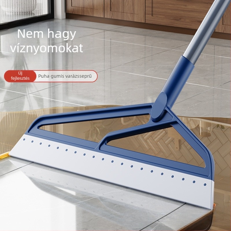Magas technológiájú mágikus seprő, tapadásmentes fej a haj ellen, puha gumis mop a fürdőszobához és az otthonhoz