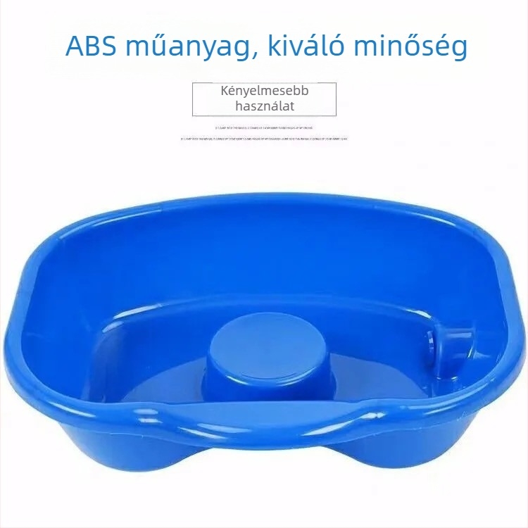 Műanyag hajmosó tál ágyban használatra – bénult betegeknek, felnőtteknek, időseknek, gyerekeknek és terhes nőknek
