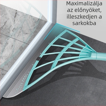 Új, csúcstechnológiás mágikus söpörő otthoni használatra — belső tisztítás, hajszálak eltávolítása, fürdőszobai víz felvétele és padló söprés