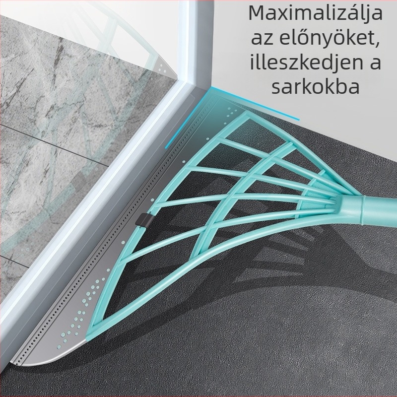 Új, csúcstechnológiás mágikus söpörő otthoni használatra — belső tisztítás, hajszálak eltávolítása, fürdőszobai víz felvétele és padló söprés
