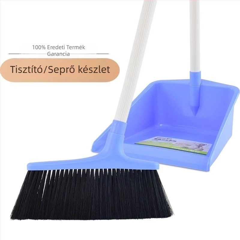 Camellia seprű és lapátkészlet, műanyag, háztartási takarításra, konyhához és fürdőszobához