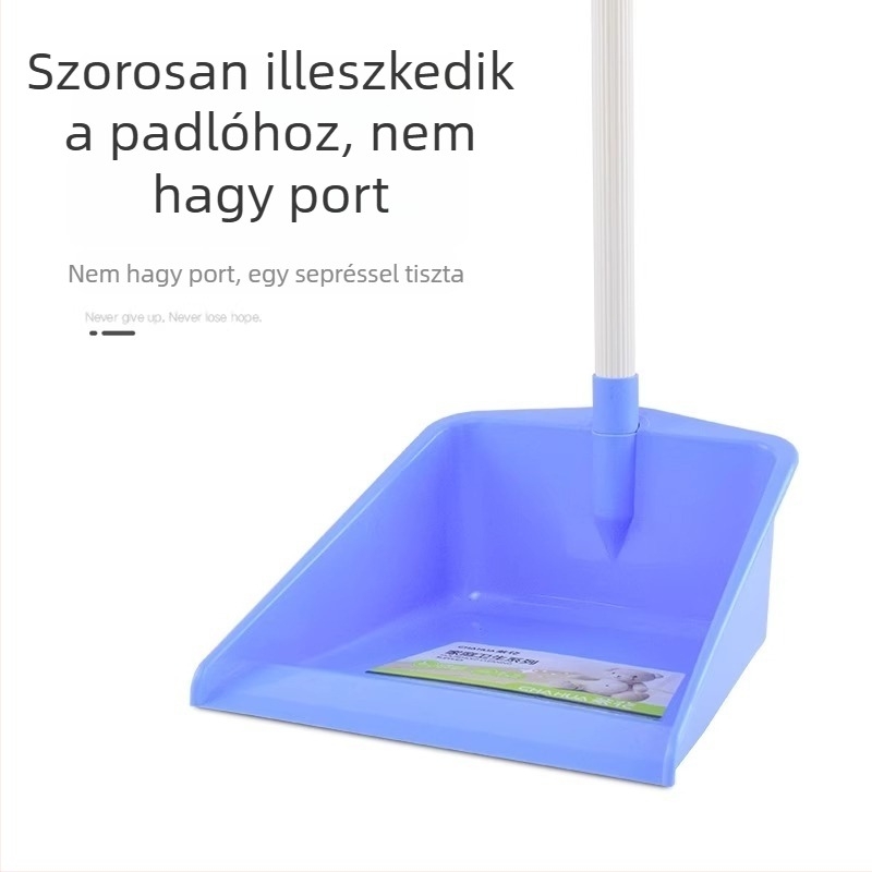 Camellia seprű és lapátkészlet, műanyag, háztartási takarításra, konyhához és fürdőszobához