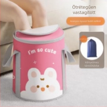 Összecsukható, hordozható lábáztatókád állandó hőmérséklettel