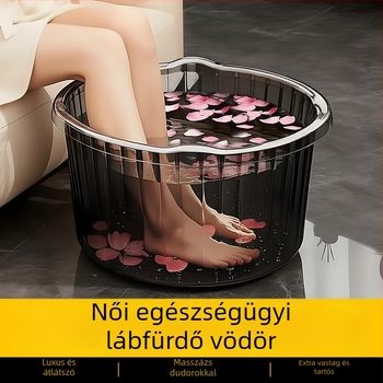 Személyre szabott női lábáztatótál otthoni használatra, vastagabb kialakítás terhes nőknek, kollégiumi használatra, vádliig érő magasságú
