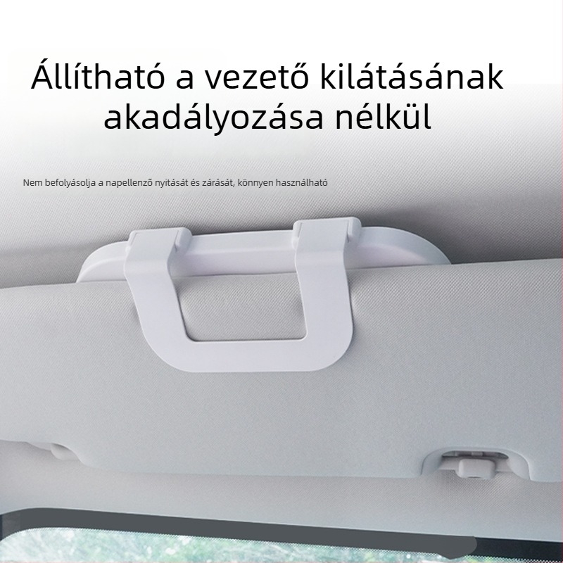 Autó napellenző sminktükör LED érintéses világítással, HD sminktükör az utas számára