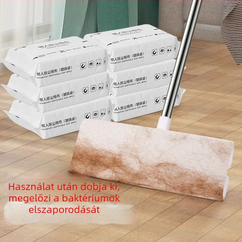 Egyszer használatos nedves törlőkendők elektromos statikus felmosóhoz – padló tisztítása öblítés nélkül