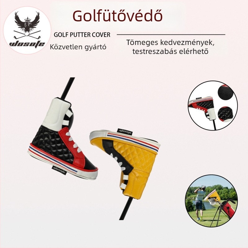 Bőr golf putter fedél, karcolás- és kopásálló, elegáns dizájn