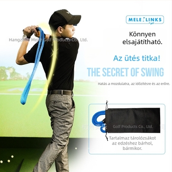Előrehaladott golf swing kötél – gyorsítási edzéshez, beltéri és kültéri használathoz, testreszabható
