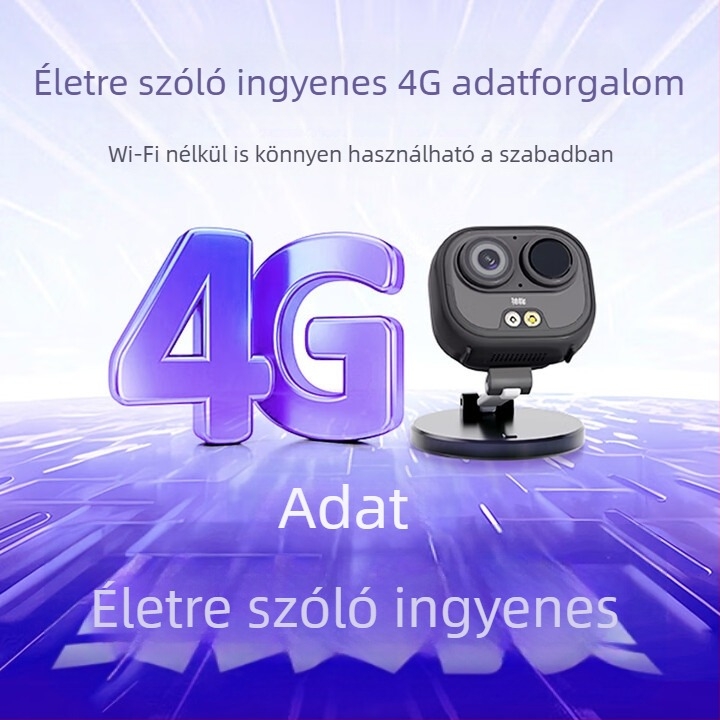 God's Eyes 4G adatmentes megfigyelő kamera, kompakt mozgás-stabilizált felvevő, 1080p hordozható zsebkamera