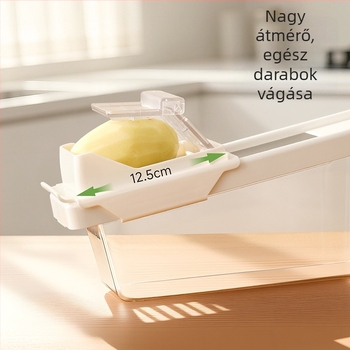 FaSoLa sokoldalú konyhai reszelő és szeletelő krumplira és zöldségekre