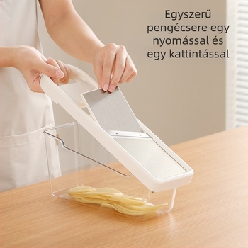 FaSoLa sokoldalú konyhai reszelő és szeletelő krumplira és zöldségekre