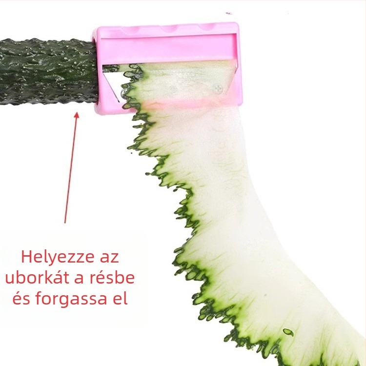 Többcélú uborkasz slicer és kozmetikai eszköz – rozsdamentes acélból, vékony uborkaszeletelő és előkészítés arcmaszkokhoz