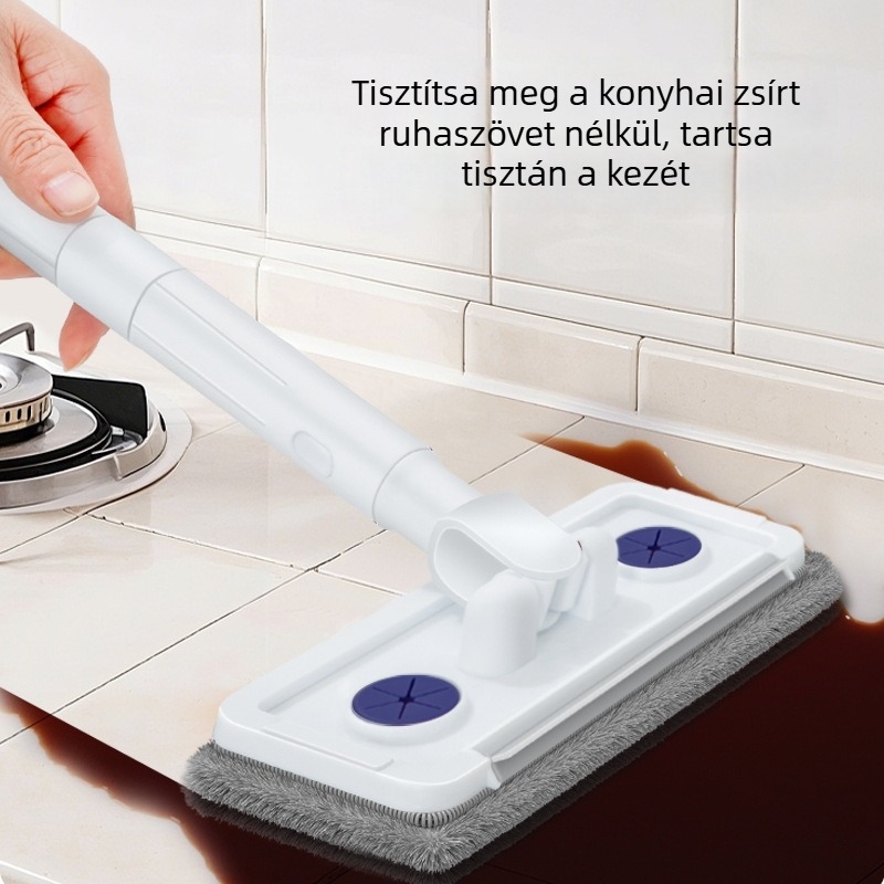 Otthoni használatú sík felmosó érintésmentes tisztítás, három az egyben felmosó vízkaparóval, fa padlókhoz, száraz és nedves tisztítás.