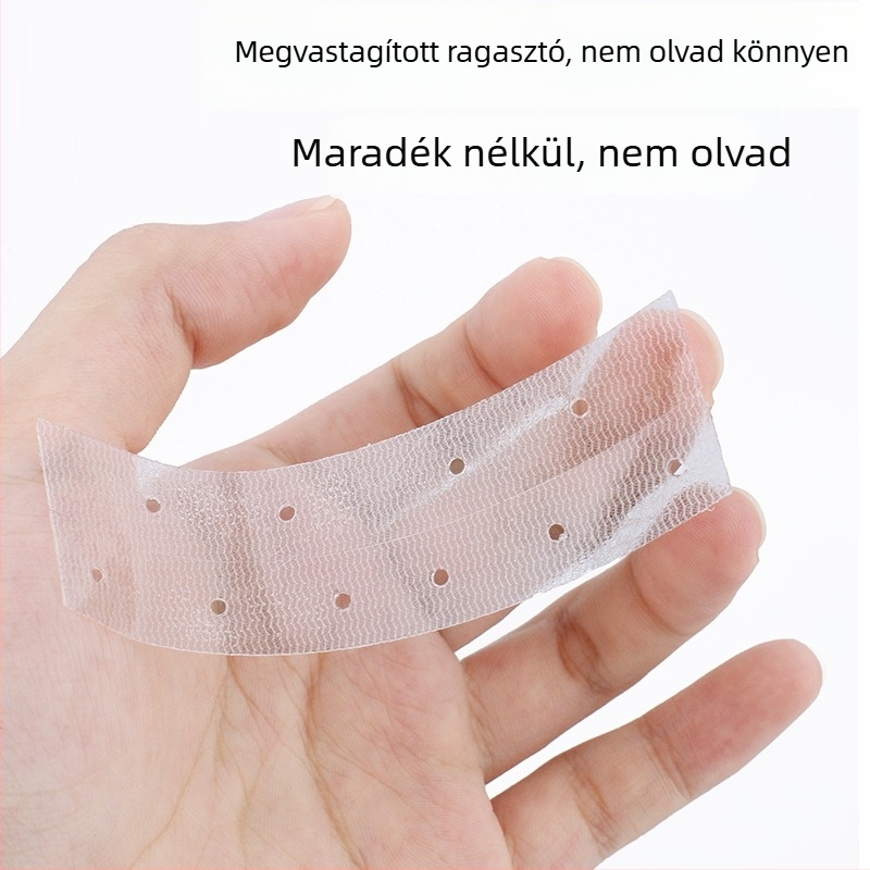Gyémánt alakú fekete paróka ragasztófilm – magas tapadású kétoldalú ragasztó a hajszövéséhez és pótlásához, csipkés parókához