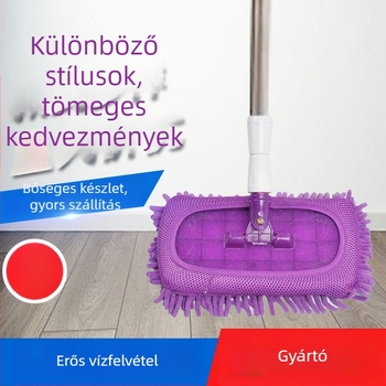 Kez nélküli Chenille lapos felmosó Caterpillar mintával, forgó nedvszívó tisztításhoz
