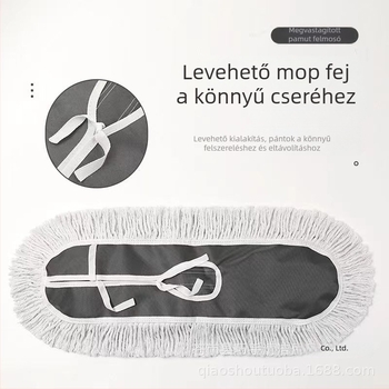 Megvastagított pamut fonalú lapos mop kendő otthoni tisztításra
