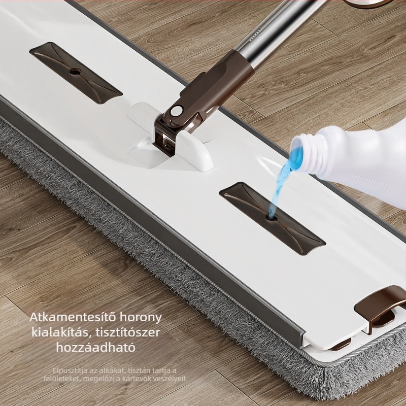 Új 45 cm-es sík mop otthoni használatra, könnyű padlótisztítás