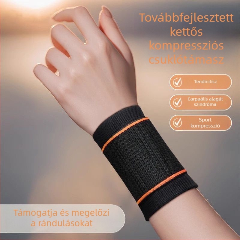 Csuklóvédő sprain megelőzésére — csuklótámasz és ínhüvely rögzítő, nőknek és férfiaknak, badmintonhoz