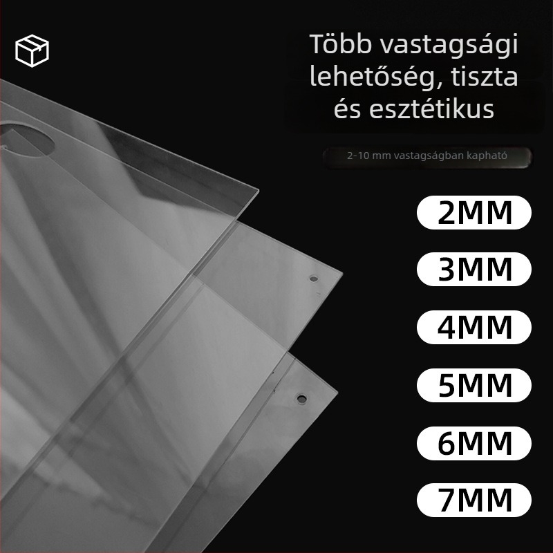 Áttetsző akril kiállítási doboz létra-stílusú állvánnyal Molly figurákhoz Bubble Mart-tól, porvédő fedél