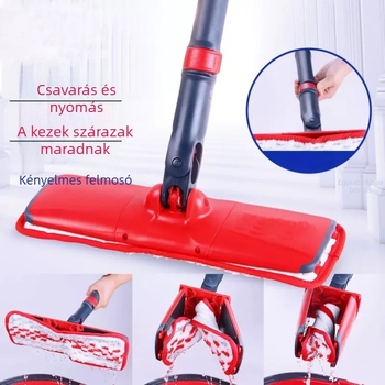 O-Cedar mikroszálas mop cserélőpad; nedves és száraz, kézzel mosható mopfej