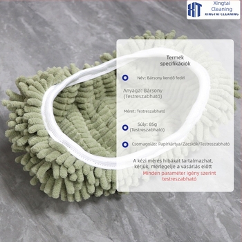 Chenille mop cserefej – sík mop kendő, antibakteriális
