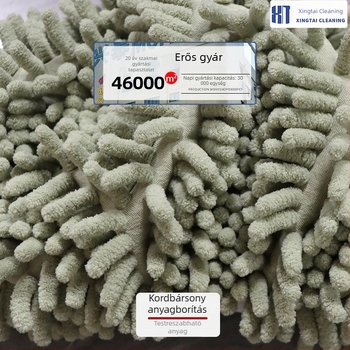 Chenille mop cserefej – sík mop kendő, antibakteriális
