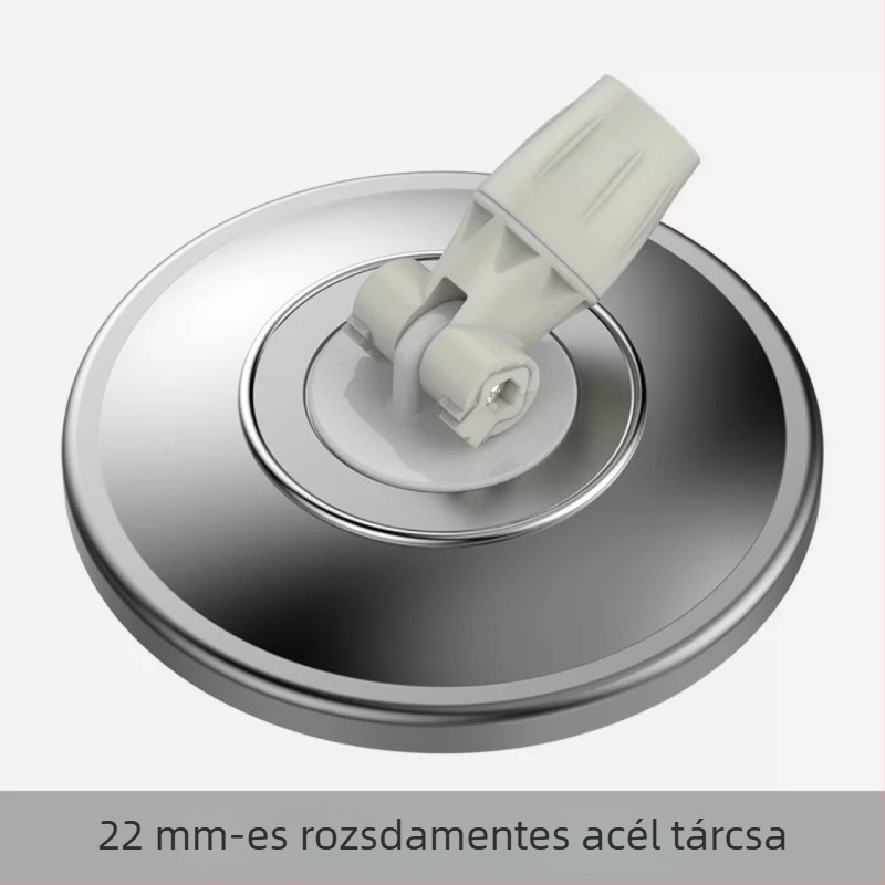 Forgó felmosónyél kézi nyomású kinyomóval — cserélhető felmosófej