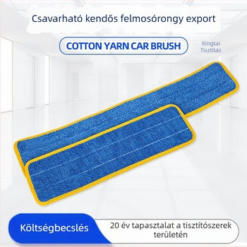 Mikroszálas, több színű, tagolt felmosófej – cserealkatrész háztartási használatra