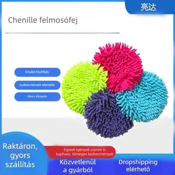 Liangda Chenille univerzális kerek mopfej, nedvszívó, cserélhető