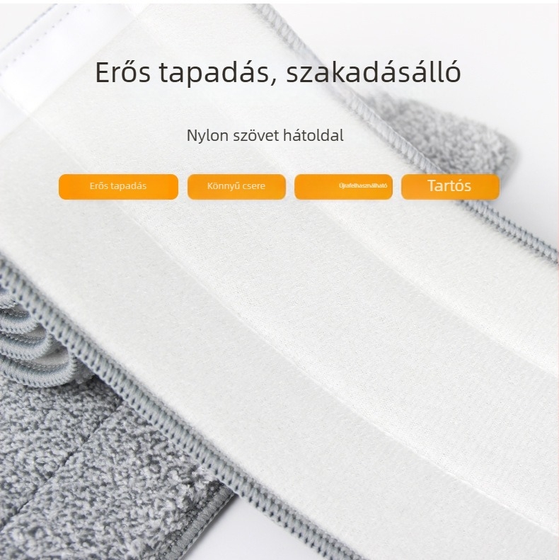 David kéz nélküli lapos mophoz tartozó csereruha, kompatibilis Lazy Mop és Scratcher Mop
