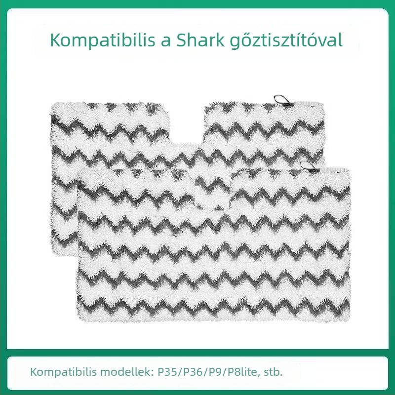 Shark gőztisztító mophoz magas hőmérsékletű cserélhető párna hullámmintás szövésű kendővel, kompatibilis P36/P9/P35/P39/M3