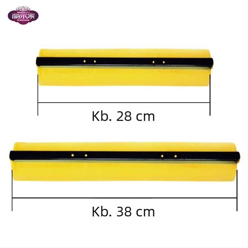 Lierjia PVA mop fej, erős nedvszívó, gyorsan puha, összecsukható szivacs fej 28×33 cm és 38 cm görgős fej – cserefej