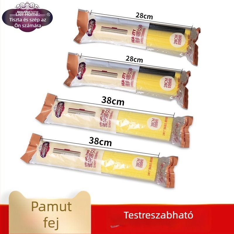 Lierjia PVA mop fej, erős nedvszívó, gyorsan puha, összecsukható szivacs fej 28×33 cm és 38 cm görgős fej – cserefej