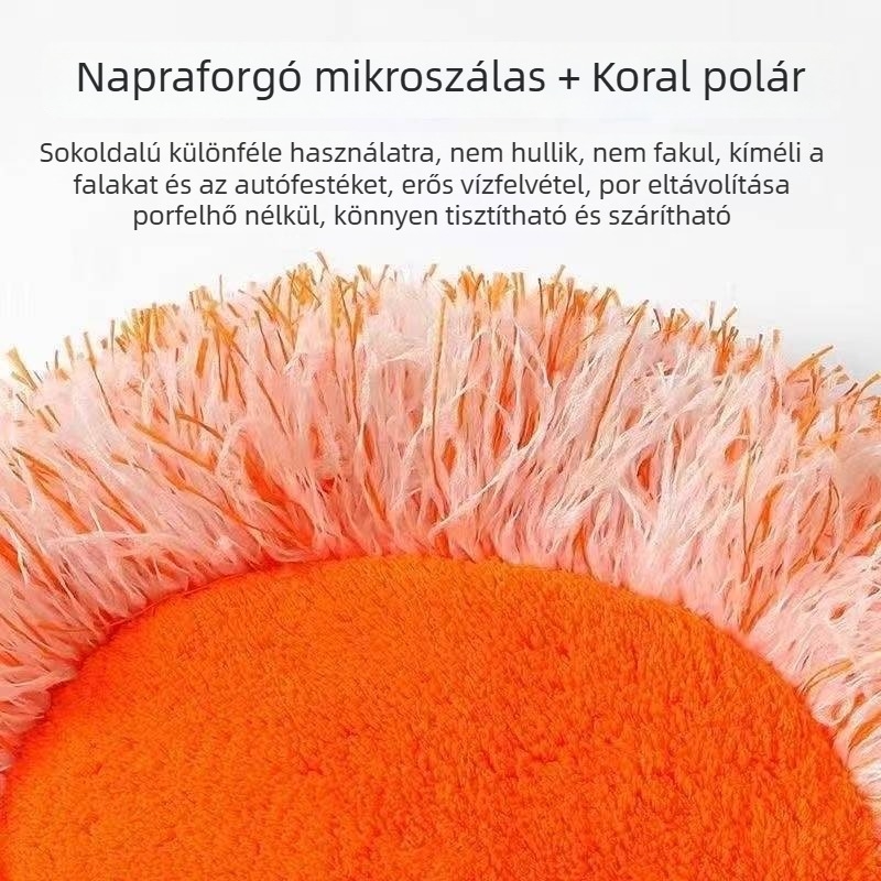 Napraforgó mop csere kendő – többfunkciós törlő kendő autóápoláshoz és padlótisztításhoz