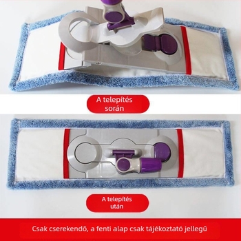 Lapos mop fejéhez cserélhető textil huzat