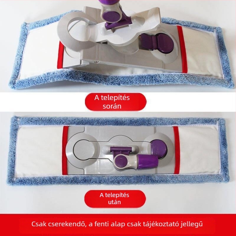 Lapos mop fejéhez cserélhető textil huzat