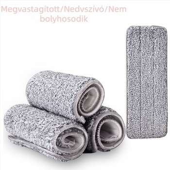 Lapos mop fejhez való cserélhető kendő Velcro-záródással, különböző méretek