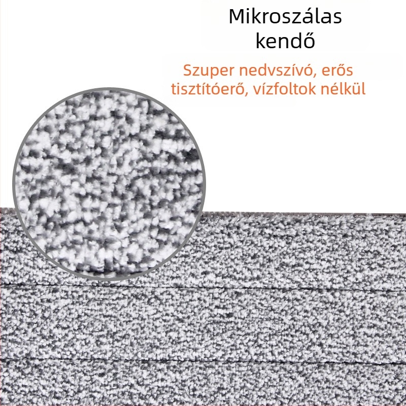 Lapos mop fejhez való cserélhető kendő Velcro-záródással, különböző méretek