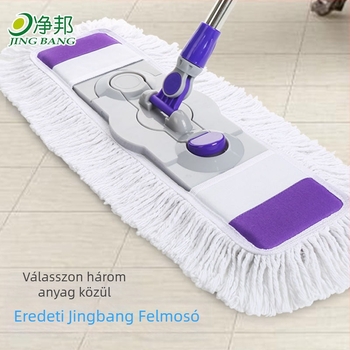 65 cm-es nagy lapos mop – csere pamutszálas fej