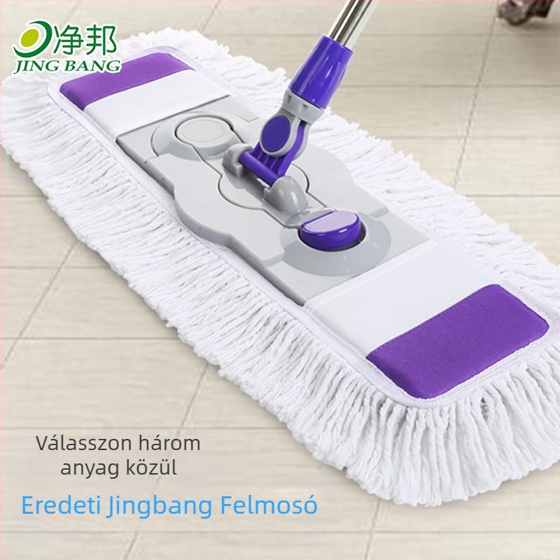 65 cm-es nagy lapos mop – csere pamutszálas fej