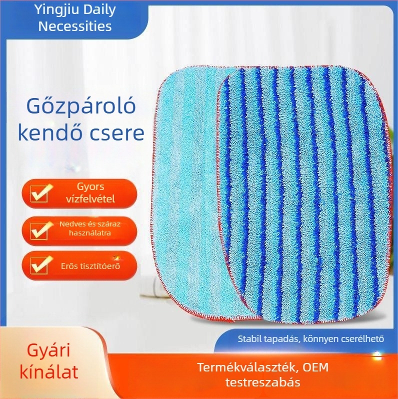 Gőzfelmosó kendő csere – alkalmas csempékre és fa padlóra